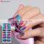 Free Sample Wave Patterned Glitter Nail Sticker