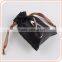 cusotm flet black draw string jewelry pouches
