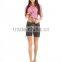 Ladies Stylish Bavarian Oktoberfest Trachten Lederhosen Short