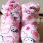 warmly baby's indoor boot fleece boot with pom pom