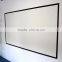 100 inch HD Front projection screen with eyelet hole and black border / Simple Roll up projection screen