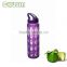 best selling glass water bottle with fancy rubber silicone sleeve covered