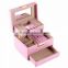 Useful hot selling leather ring jewelry boxes