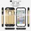 2016 New Shockproof Hybrid TPU Rubberized Hard Armor Cover Case For Apple iphone 6S golden Case