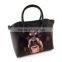 2015 new handbag shoulder bag Messenger bag Korean style PU fashion ladies bag printing cat eyes handbag free shipping
