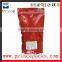 2017 Resealable Stand up Pouch sauce packaging bag Colorful Printed Plastic Bags