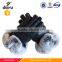 Rabbit fur lined Hand gloves manufacturers in china winter gloves leather gloves