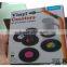 6pcs Vinyl Record Retro CD Type Drink Coasters Set
