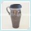 Coffee Travel Mug with Lid, Large Ceramic Commuter Mug with Handle, 24 oz Stoneware Coffee Mug