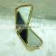 Gold butterfly pocket mirror with rhinestone