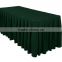 Black Plain Ruffled Table Skirting Polyester Table Skirt