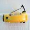 Yellow Protable ABS Mobile charge radio