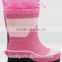 wellie boots for children with cuff fashion wellingtons boots european style rain boots