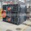 Triple roller rock stone ores coke slag crusher
