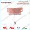 Polyimide flexible heating elements with cooper foil