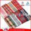 High Quality 100% Polyester Scottish Style Plaid Ribbons For Packing