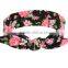 Baby Bohemia Elastic Stamp Bow Hairband Print Flower Bowknot Headband Turban Rabbit Knot Headdress Hair Accessories