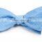 2016 latest hot sale orange white polka dot linen man bow tie for boys