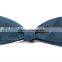 2016 latest design high quality pre-tied skinny cotton bowties for men
