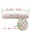 4mm self sticker lct gloden with white ab color luxury craft wholesale rhinestone mesh rhinestone fabric