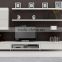 MDF high gloss living room furniture new model tv cabinet with showcase