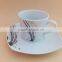 200cc simple coffee and tea set coffee set porcelain tea cup sets stock