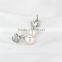 Stud Pearl Earrings 8-9mm AAA Tear Drop Fashion Freshwater Natural White Pearl Earring