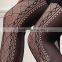 Taiwan manufacturer gothic lace sexy women black pantyhose