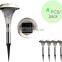 Outdoor Stainless Steel White LED Solar Landscape Path Light