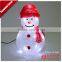 Acrylic led christmas decorations Snowman 3D motif light Factory direct sale