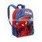 Black&Red ,16inch spiderman backpack with lunch kit,spiderman school bag for boys,YX-16805