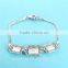 antique jewelry 925 sterling silver men bead charm bracelet jewellery