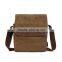 New Arrival Canvas Shoulder Bag with Leather Corss Body Bag Messenger Bag for Unisex