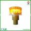 led rotating beacon light/ amber rechargeable led flashing beacon