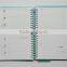 single spiral notebook with elastic closure, spiral bound journal
