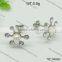 New Arrival Fashion Single Stone Earring Designs