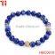 Latest fashion bangles lapis lazuli bead bracelet