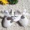 2016 high quality Silver Toddler Moccasins baby hot sell baby girl Sequin leather wholesale baby shoes