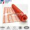 100g orange plastic security fence