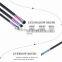 2017 Newest and Hot !!! 7pcs Rainbow Makeup Brushes With Gradient Colorful Tube OEM Cosmetic Makeup Brush Set