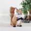 personalized custom plastic life size squirrel squeak toy figurine