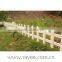 farm fence pvc vinyl white color 3rails horse fence