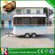 Mobile fast food trailer food trucks for sale with high quality