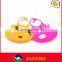Manufacturer LFGB Rubber Silicone Printed Patterns BPA Free Baby bib