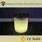 RGB LED lighted up round plastic flower pot /portable flower pot/floor flower vase