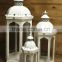 Vintage Wooden Candle Lantern Distressed Garden Lantern Set of 3 Wholesale