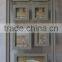 2016 new style decorative antique wooden multi glass photo frame