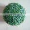 2016 artificial green ball flower plastic ball flower on sell
