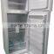 210L Solar Powered Household Double-door DC Compressor Upright Fridge