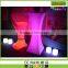 battery source small pretty waist designed portable party illuminated led spandex glow cocktail tables